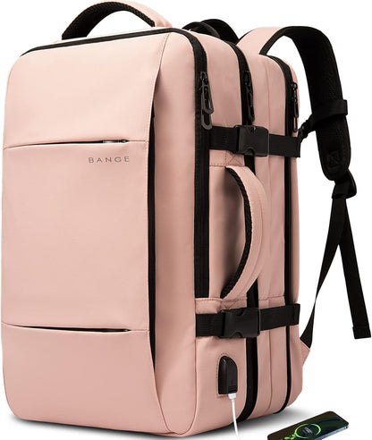 Spacious 26-45L Water Resistant Hiking Rucksack with Laptop Compartment