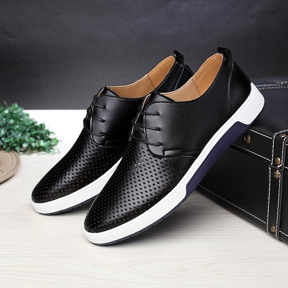 Comfortable Work Shoes with Mesh Design for Men