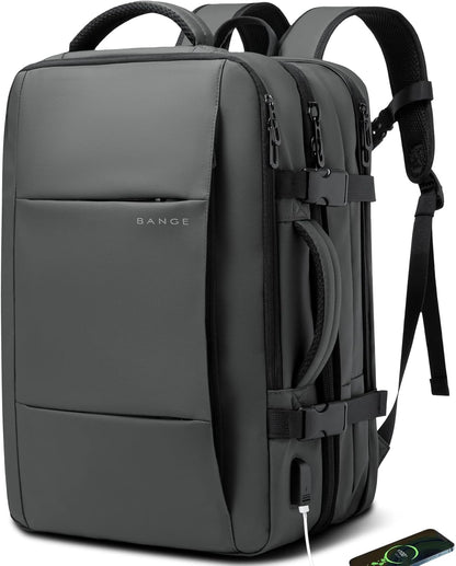 Spacious 26-45L Water Resistant Hiking Rucksack with Laptop Compartment