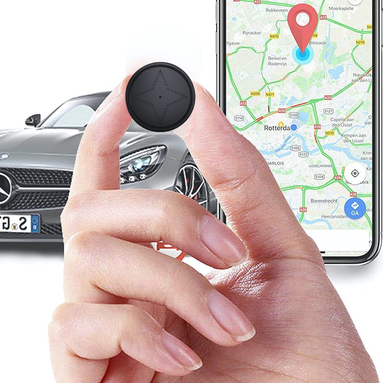 Compact Car GPS Tracker with Strong Magnet