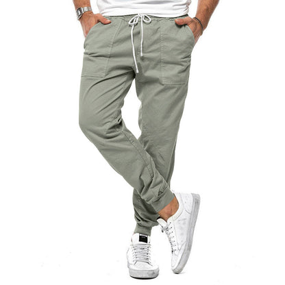 Comfortable Loose Fit Cargo Pants with Elastic Waist