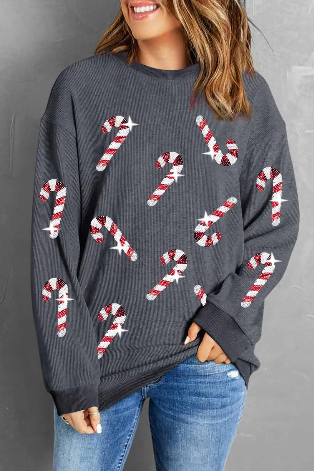 Festive Holiday Red Women's Sweatshirt - OutfitLondon