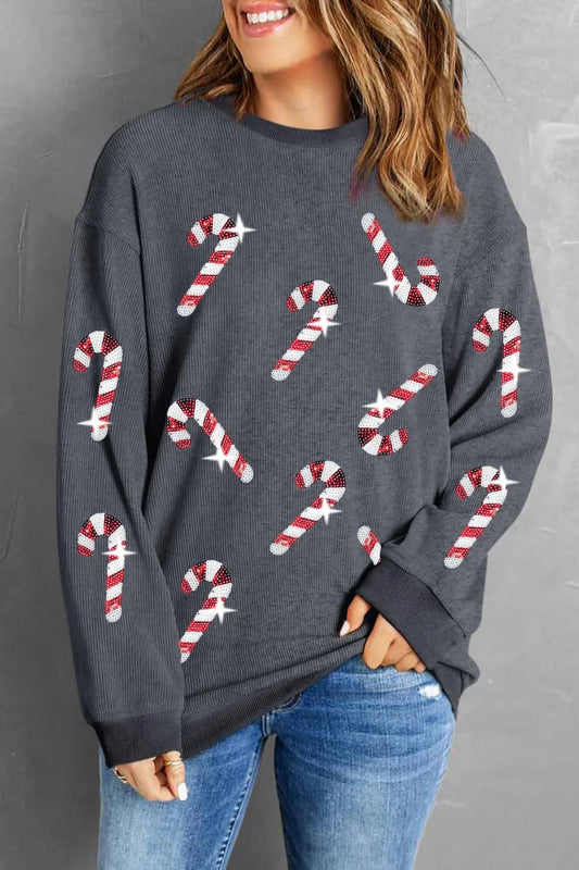 Festive Holiday Red Women's Sweatshirt - OutfitLondon