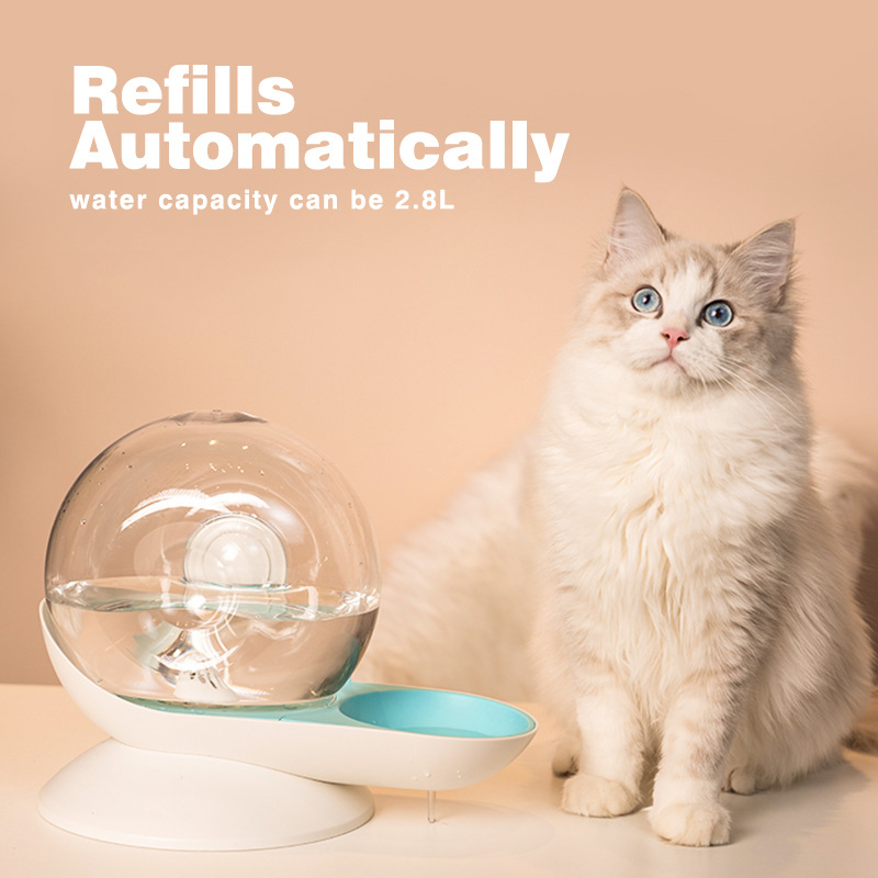 Bubble Cat Water Fountain Filter Automatic Dispenser