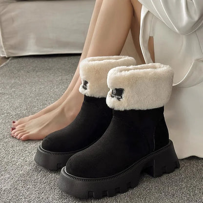 Warm Waterproof Insulated Winter Boots for Women