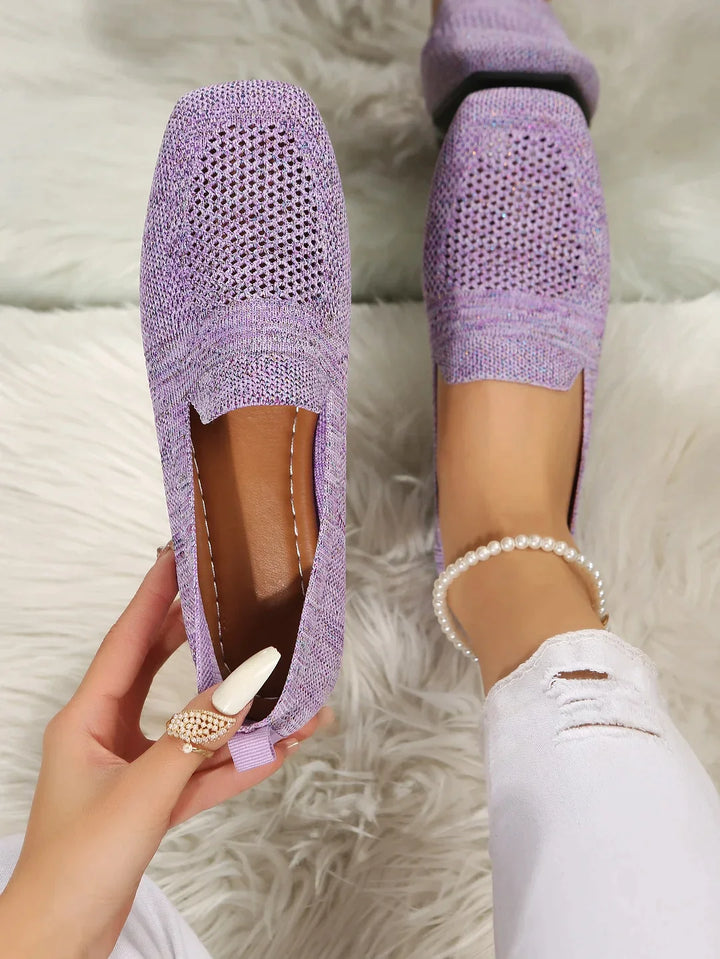 Step-In Elegance: Orthopedic Non-Slip Flat Shoes - Comfort Meets Style