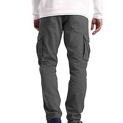 Long Cargo Work Pants For Men Combat Safety Multi-pocket Pants