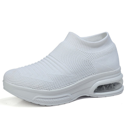 Woman's Orthopedic Knit Chunky Slip On Sneakers