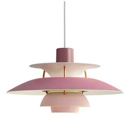 Stylish LED Hanging Lamp With Glass Shade