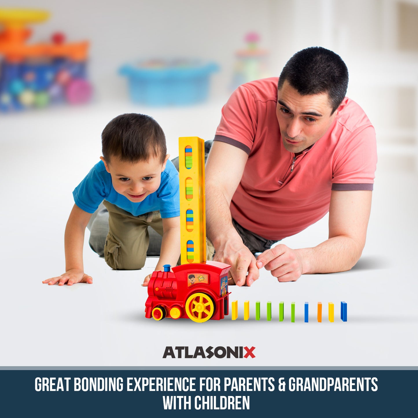 Electric Domino Train Set