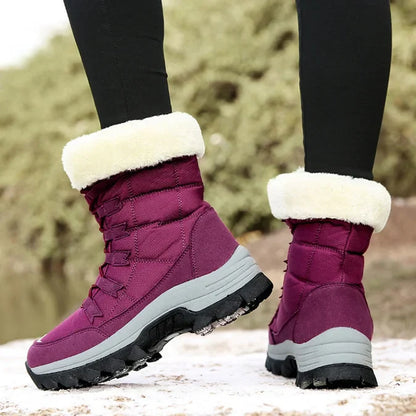Warm Waterproof Winter Snow Boots for Women