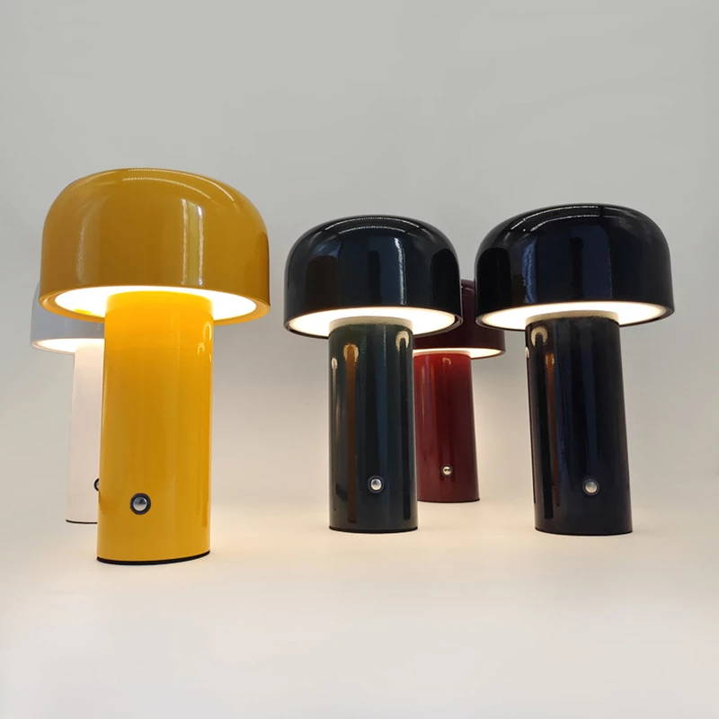 LED Creative Mushroom Rechargeable Table Lamp