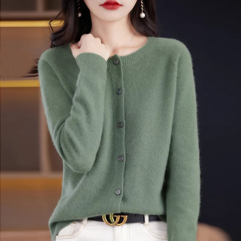 Women's Cozy Open Front Knit Cardigan
