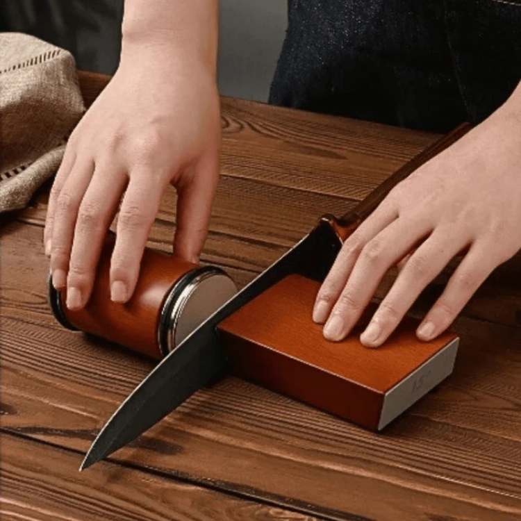 Easy 2 Step Kitchen Knife Sharpener for Dull Knives - OutfitLondon