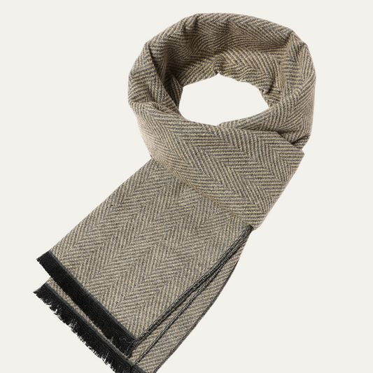 Warm Mens Classic Cashmere Winter Scarf - OutfitLondon