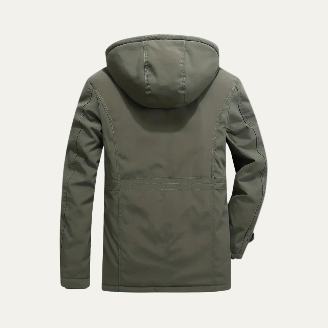 Waterproof Men's Insulated Winter Parka Jacket