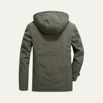 Waterproof Men's Insulated Winter Parka Jacket