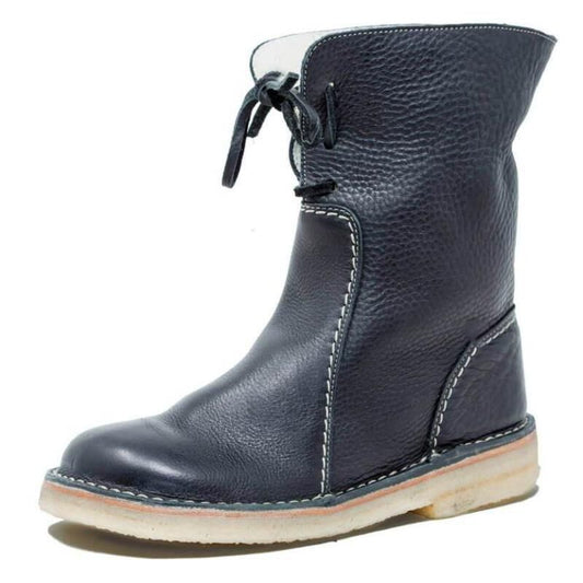 Leather Waterproof Winter Snow Boots