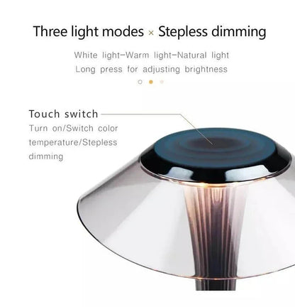 Designer Table Lamp Rechargeable Led Touch Table Lamp