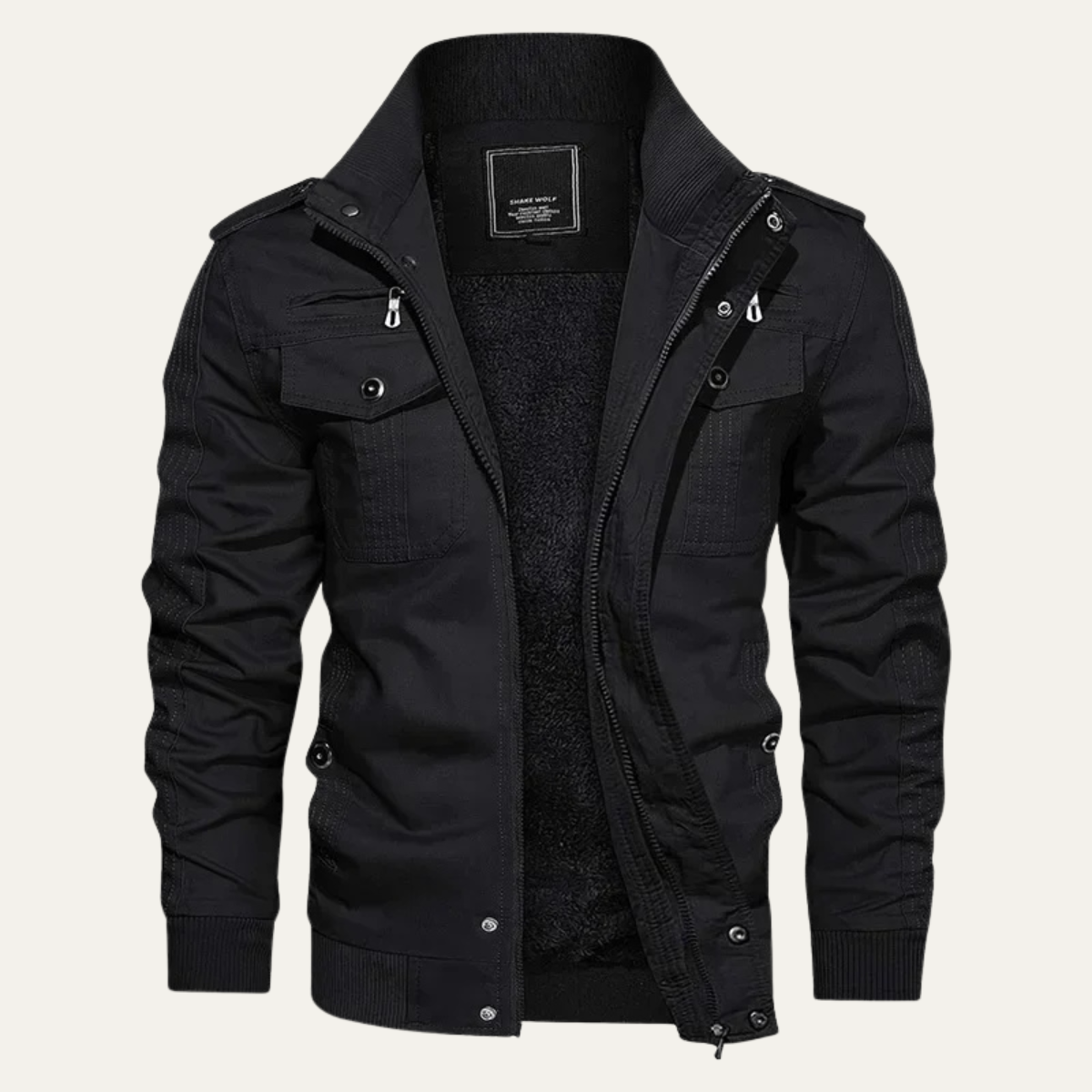 Thermal Men's Fleece Bomber Winter Jacket - OutfitLondon