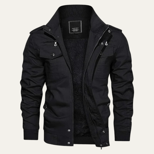 Thermal Men's Fleece Bomber Winter Jacket - OutfitLondon