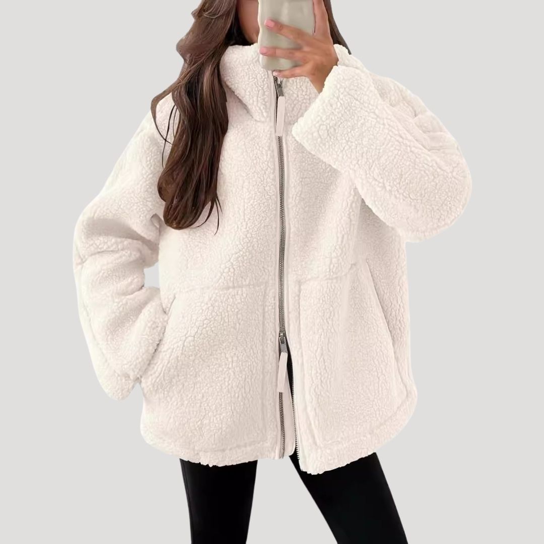 Cozy Ladies Fleece Zipper Jacket