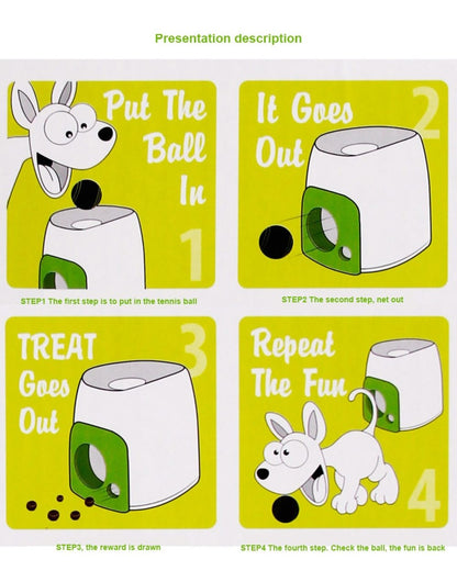 Automatic Interactive Dog Tennis Ball Launcher