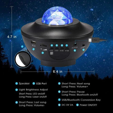 Galaxy Star Light Projector