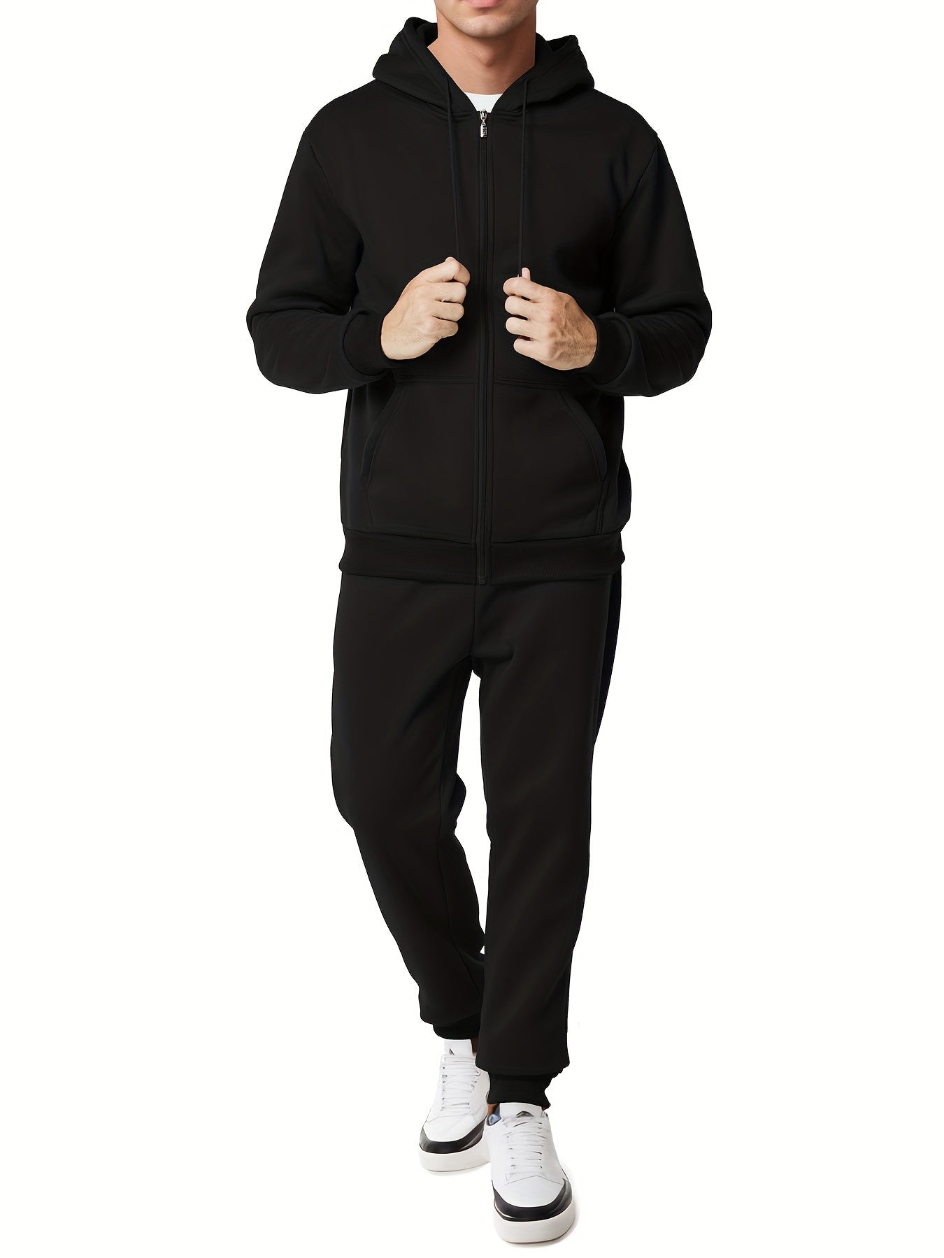 Soft Men's Cotton Hoodie and Sweatpant Set - OutfitLondon