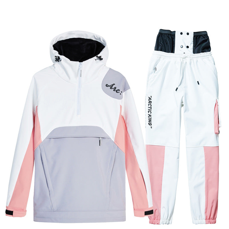 Men's Windproof Durable Ski Suit for Outdoor Sports
