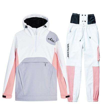 Men's Windproof Durable Ski Suit for Outdoor Sports