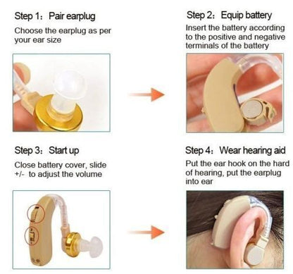 Behind The Ear Rechargeable Hearing Aids Hearing Amplifiers