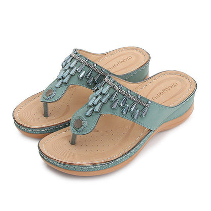 Lightweight Rhinestone Non-Slip Sandals