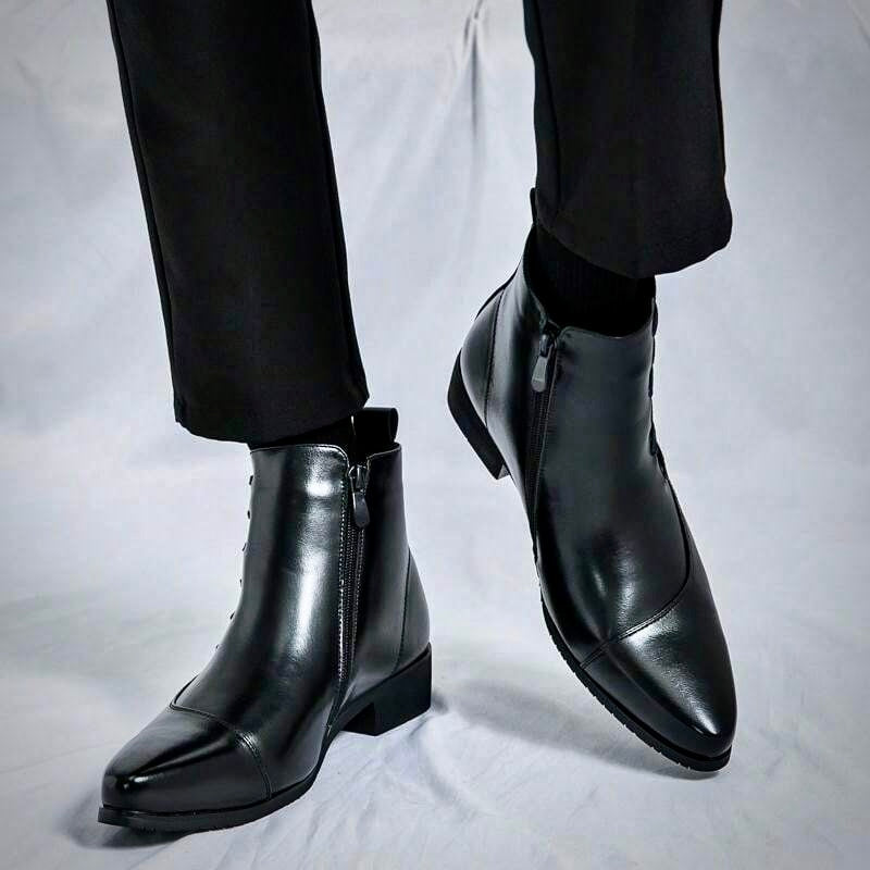 Men's Leather Dress Boots