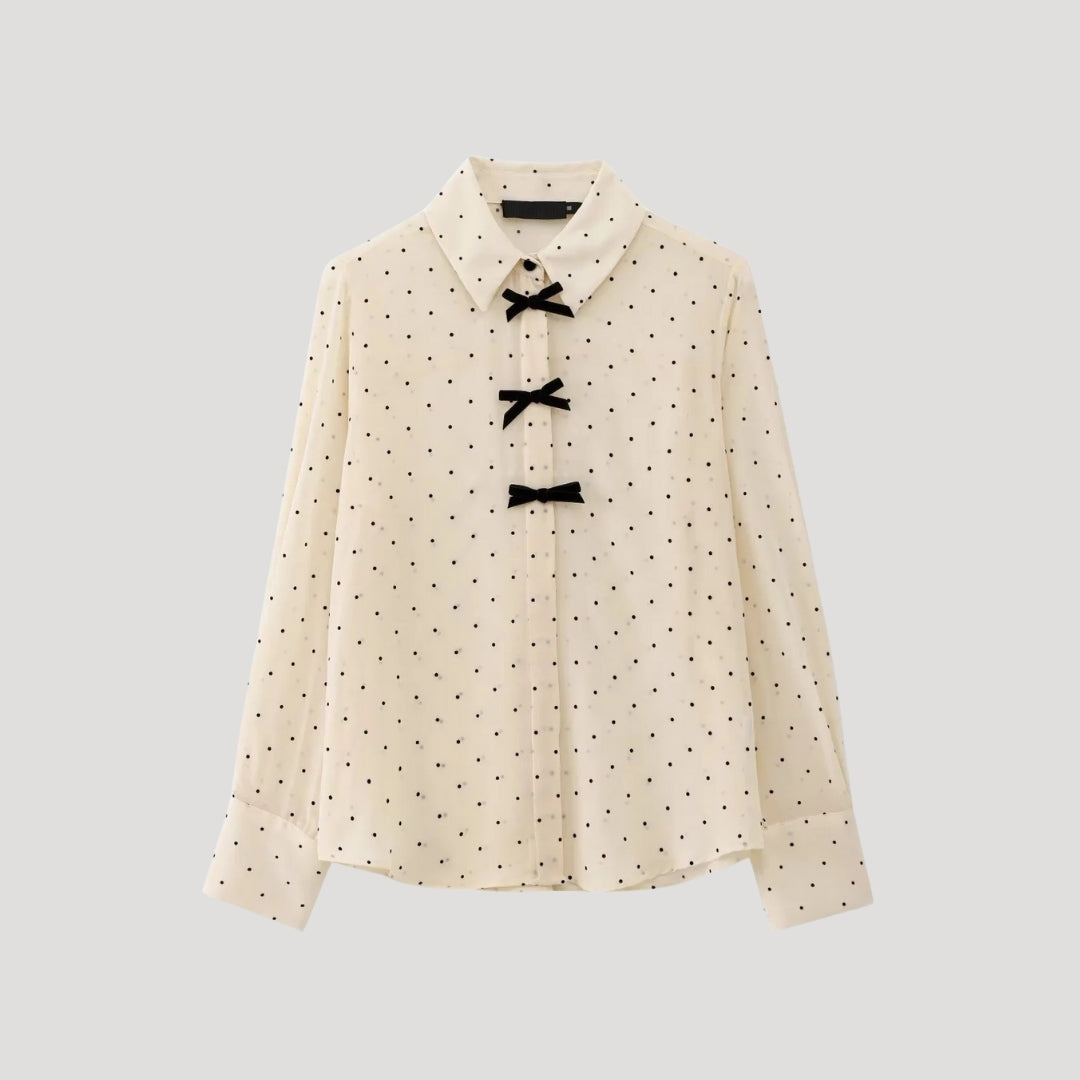 Chic Floral Ruffled Women's Blouse - OutfitLondon