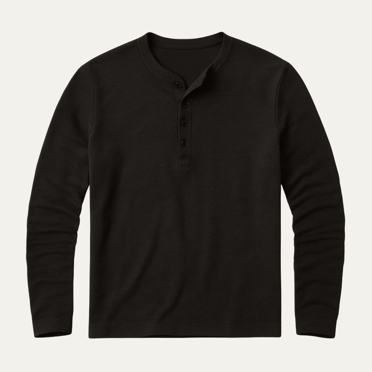 Classic Fit Mens Casual Henley Shirt