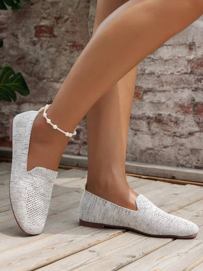Step-In Elegance: Orthopedic Non-Slip Flat Shoes - Comfort Meets Style