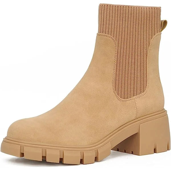 Comfy Womens Knit Short Booties