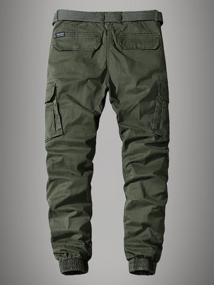 Comfortable Mens Jogger Pants - Multiple Pocket Design