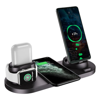 6 In 1 Wireless Charger For IPhone/Android/Type-C