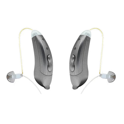 Behind Ear Hearing Aid : Invisible Bluetooth Hearing Aids With App Control