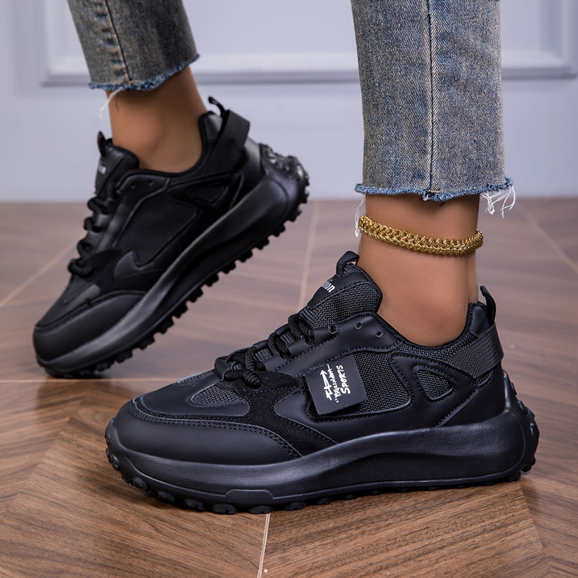 Ergonomic Lace-up Shoes for Women with Soft Sole