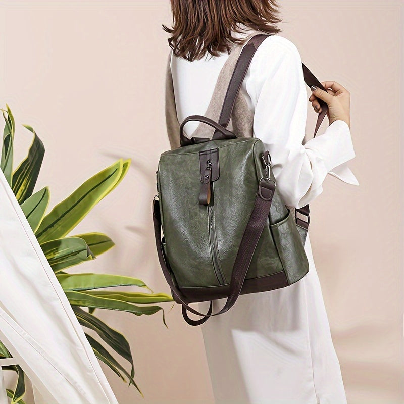 Stylish Vegan Leather Ladies Backpack
