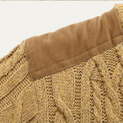 Thick Cozy Fleece Mens Winter Sweater Cardigan