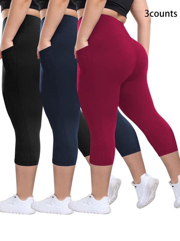Comfortable 3-Pack Yoga Capris