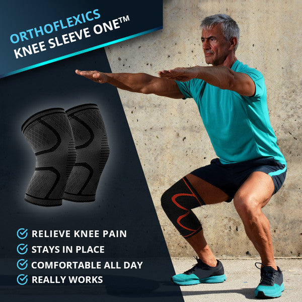 Knee Sleeve (1 Pair) - Knee Brace for Knee Pain