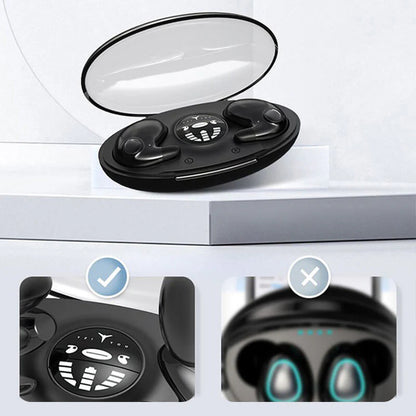 Invisible Wireless Sleep Headphones | IPX5 Waterproof, Bluetooth 5.3 for Comfortable Sleep and Relaxation