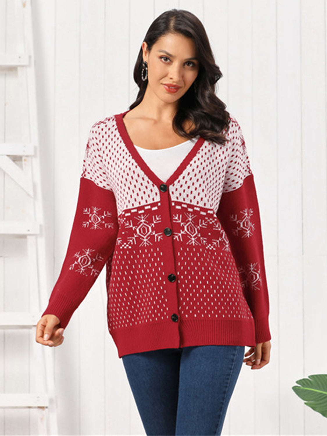 Cozy Long Sleeve Women's Cardigan Sweater
