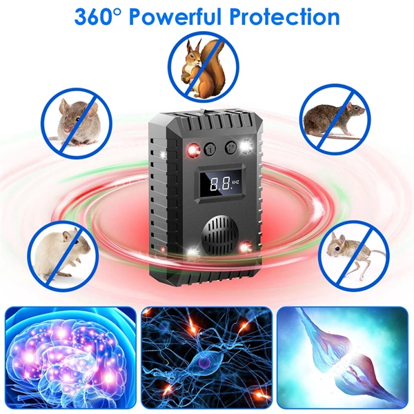Ultrasonic Car Mice Repeller Under-Hood Ultrasonic Rodent Repeller – Get Rid Of Mice in 48 Hours
