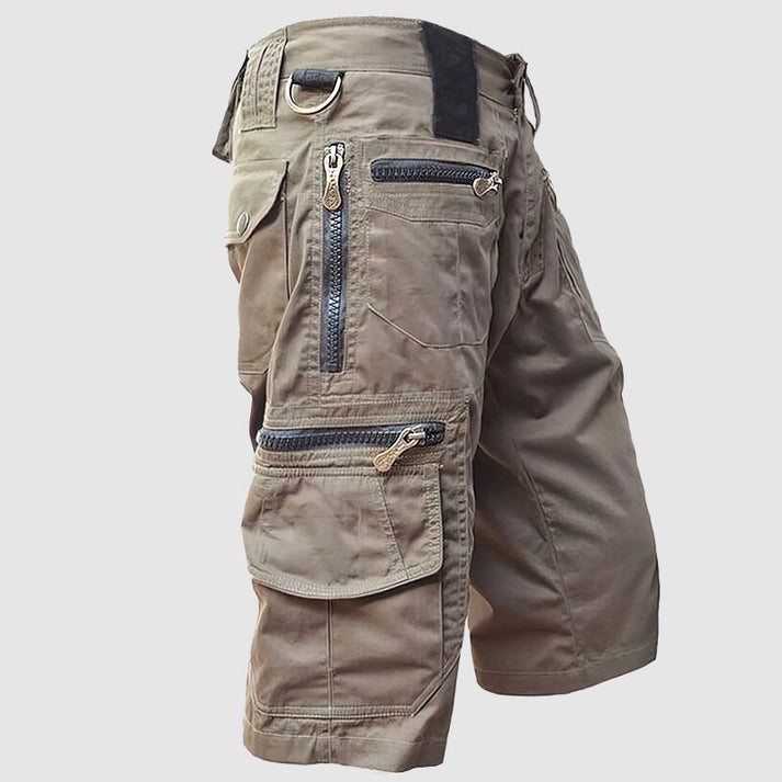 Men's Multi-Pocket Utility Cargo Shorts